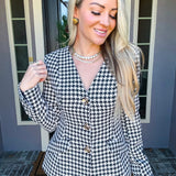 Couture Executive Houndstooth Blazer