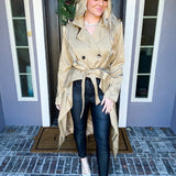 The Vogue Hi-Lo Trench Coat