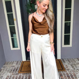 Refined Icon Silk Trousers