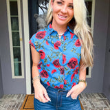 Blissful Garden Rose Blouse