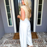 Designer House Gold Belted Trousers