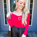 Desire Gold Detail Top