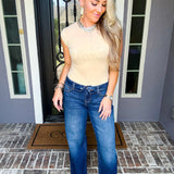 Street Chic Foldover Wide Leg Jean