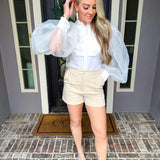 Refined Essence Sheer Blouse