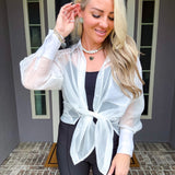 Sweet Grace Sheer Blouse