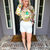 Royal Vault Gem Blouse