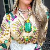 Royal Vault Gem Blouse