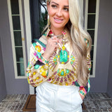 Royal Vault Gem Blouse
