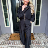 Dolce Vita Gold Detail Barrel Pants