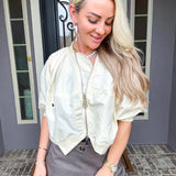The City Girl Edit Cream Jacket