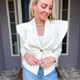 Haute Authority Style Blazer - Cream
