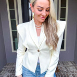 Haute Authority Style Blazer - Cream
