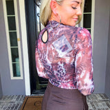 Fierce Muse Abstract Top