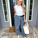 The Sloane Belted Trouser