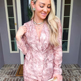 Blush Haze Blazer