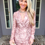 Blush Haze Blazer