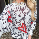 Cities Of Love Knit Sweater