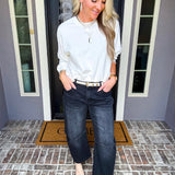 Fashionably Chic Barrel Jeans