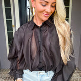 Havana Ruffle Blouse