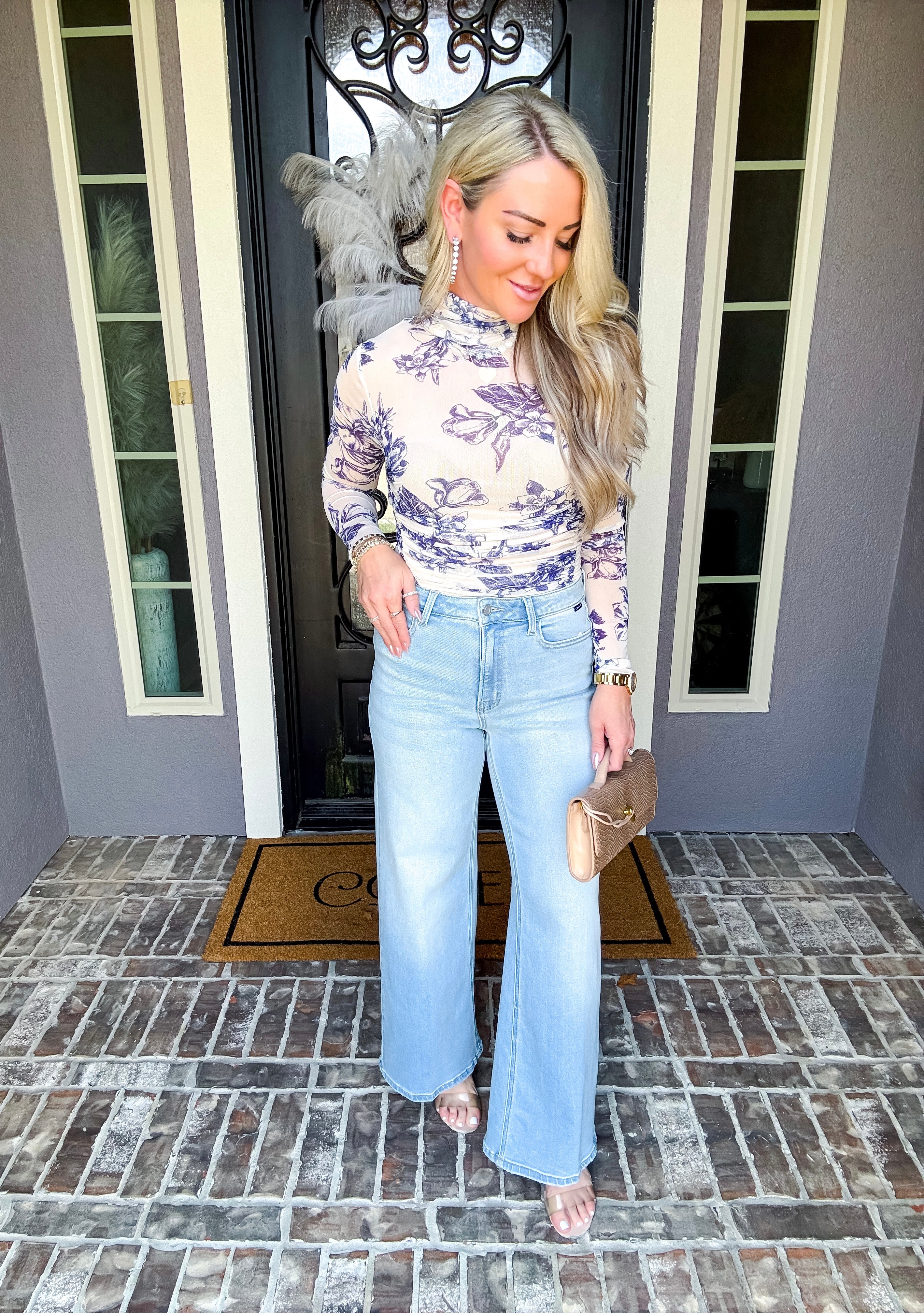 Weekend Plans Wide Leg Jeans