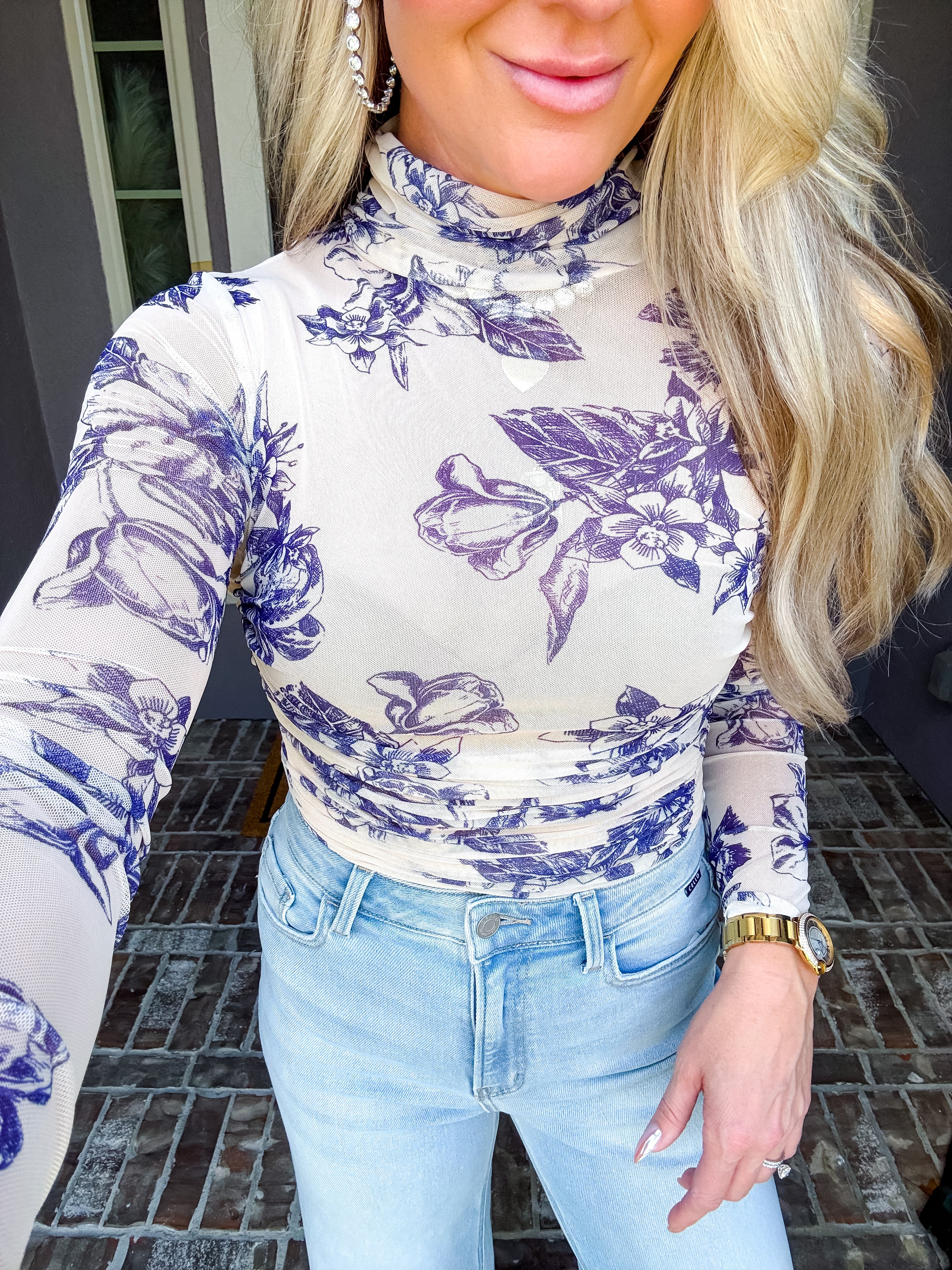 Sweet Serenade Floral Bodysuit