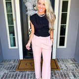 Sweet Surrender Black Mesh Top
