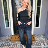 Fashionably Chic Barrel Jeans