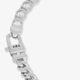Pavé Julian Loves Diamonds Necklace 18" - Silver