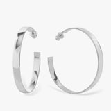 Atlas Hoops 2" - Silver