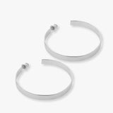 Atlas Hoops 2" - Silver