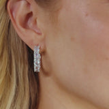 The Queens Hoops 1" - Silver