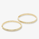 Ashley Infinity Reversible Hoops 2" - Gold