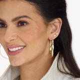 Ashley Infinity Reversible Hoops 2" - Gold