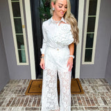 Love Story Sheer Lace Trouser