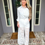 Love Story Sheer Lace Trouser