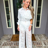 Love Story Sheer Lace Trouser