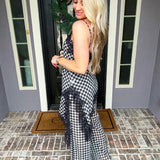 House Of Gingham Asymmetrical Lace Top