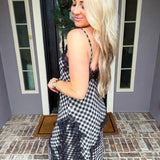 House Of Gingham Asymmetrical Lace Top