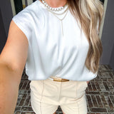 Understated Muse Cape Blouse