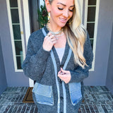 Concrete Couture Denim Pocket Cardi