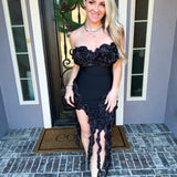 Havana Nights Bodycon Dress - Black