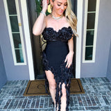 Havana Nights Bodycon Dress - Black
