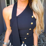Fashion Edit Asymmetrical Vest
