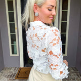 In Your Dreams Lace Blouse