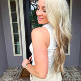 Sweet Escape Ruched Mesh Top