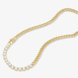 Julian REALLY Loves Diamonds Necklace 18" - Gold
