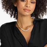 Julian REALLY Loves Diamonds Necklace 18" - Gold