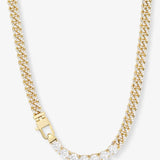 Pavé Julian Loves Diamonds Necklace 16" - Gold