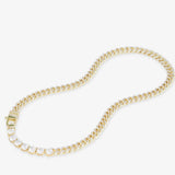 Pavé Julian Loves Diamonds Necklace 16" - Gold
