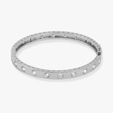 Ashley Hinge Cuff - Silver